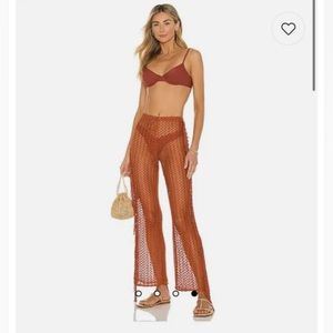 Camila Coelho Kira Cover up pants fringe